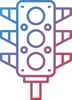 Traffic Light Vector Icon