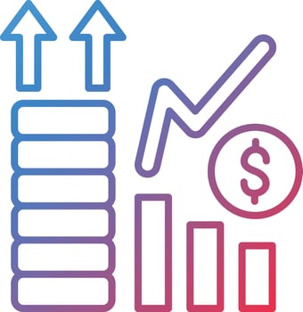 Stock Investment Vector Icon