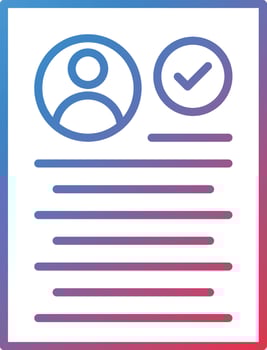 Resume Vector Icon