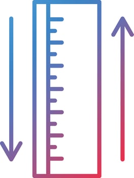 Ruler Vector Icon