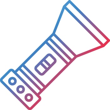 Flashlight Vector Icon