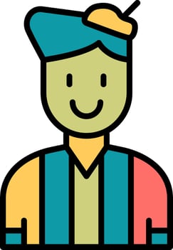 Artist Vector Icon