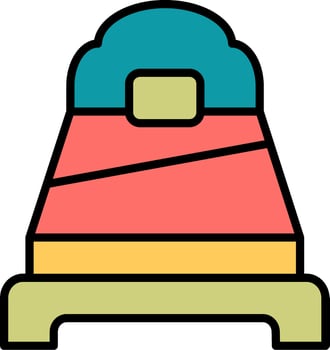 Single Bed Vector Icon