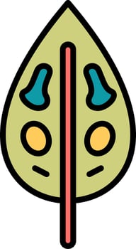 Dieffenbachia Vector Icon