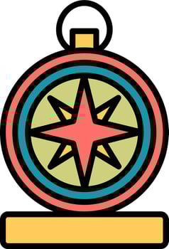 Compass Vector Icon