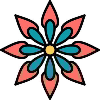Zinnia Vector Icon