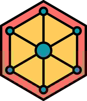 Hexagon Vector Icon