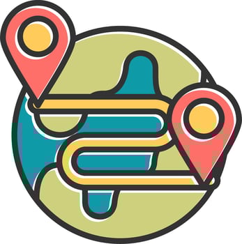 Distance Vector Icon