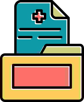 Medical File Vector Icon