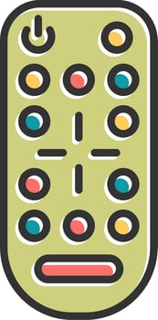 Remote Vector Icon