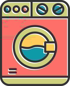 Washing Machine Vector Icon