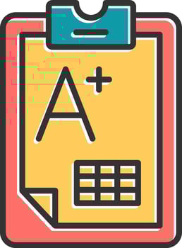 Grades Vector Icon
