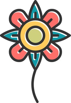 Ixora Vector Icon