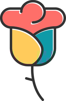 Rose Vector Icon