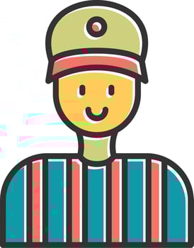 Referee Vector Icon