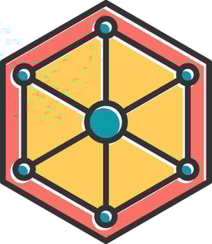 Hexagon Vector Icon