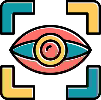 Eye Tracking Vector Icon