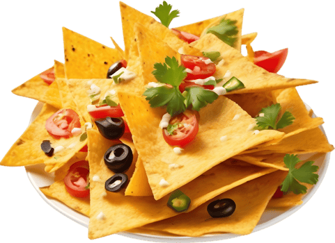 Image of Delicious-looking Nachos. AI-Generated. png