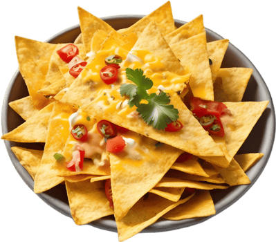 Image of Delicious-looking Nachos. AI-Generated. png
