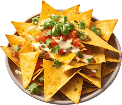 Image of Delicious-looking Nachos. AI-Generated. png