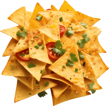 Image of Delicious-looking Nachos. AI-Generated. png