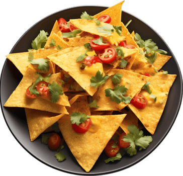 Image of Delicious-looking Nachos. AI-Generated. png