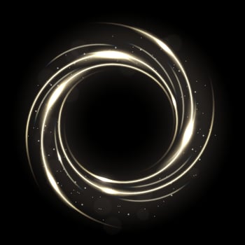 Round Light Twisted, Suitable For Product Advertising, Product Design, and Other, Vector Illustration