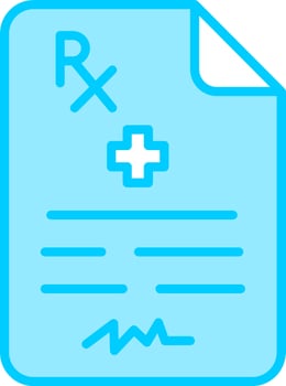 Medical Prescription Vector Icon