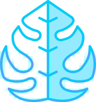 Philodendron Vector Icon