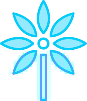 Schefflera Vector Icon