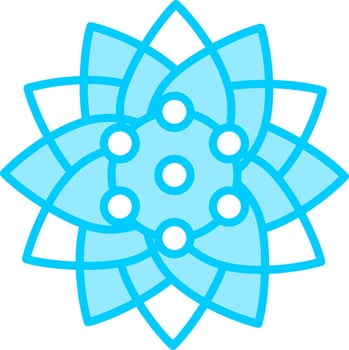 Mexican Aster Vector Icon
