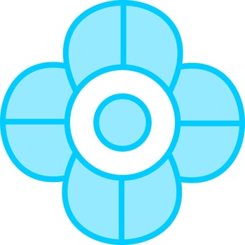 African Violet Vector Icon