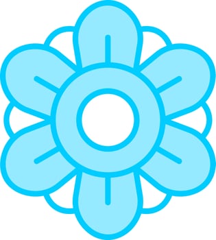 Dahlia Vector Icon