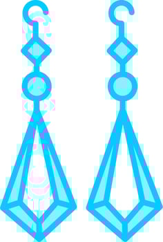Earrings Vector Icon