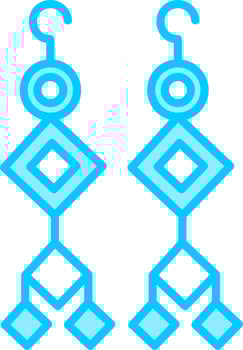 Earrings Vector Icon