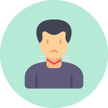 Thyroid Vector Icon