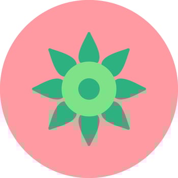 Schefflera Vector Icon
