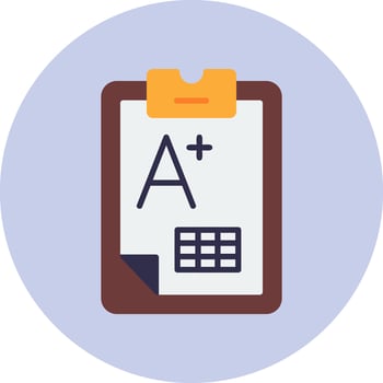Grades Vector Icon