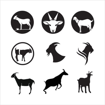 High-Quality Goat Logo icon Pro vector. vector