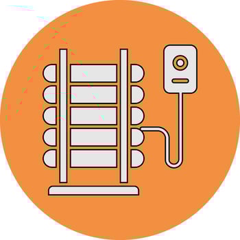 Anti Decubitus Mattress Vector Icon