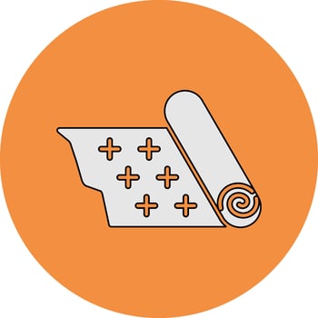 Roll Up Vector Icon