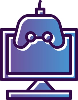 Monitor Vector Icon Design