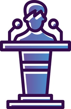 Podium Vector Icon Design