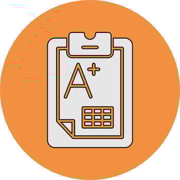 Grades Vector Icon