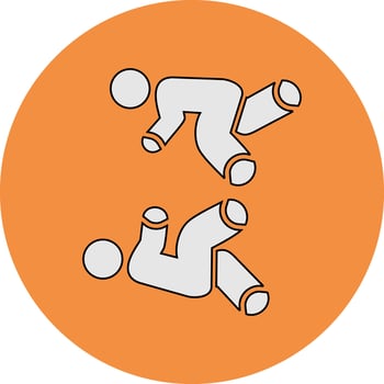 Flying Vector Icon