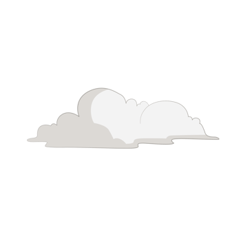 Simple Cloud Illustration png