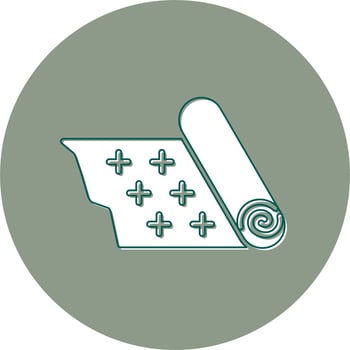 Roll Up Vector Icon