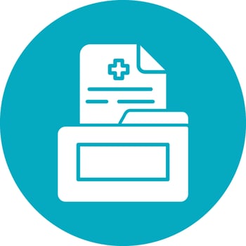 Medical File Vector Icon