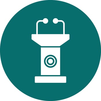 Tribune Vector Icon