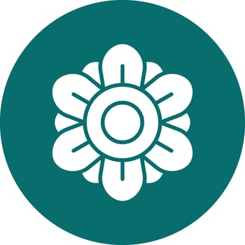 Dahlia Vector Icon